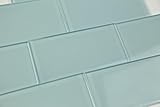 地下鉄ライトアストリアブルーガラスタイル人気キッチンBacksplashes and Bathroom Sample SLD-AB5-S
