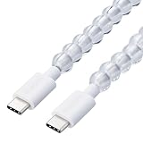 エレコム iphone 充電ケーブル USB-C ＆ USB-C Type-C 高速データ転送 PD対応 最大60W 1m クリア MPA-CJCC10CR