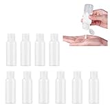Liroyal トラベルボトル 小分けボトル （10個 50ml）詰め替え容器 漏れ防しデザイン 詰め替えボトル 出張 旅行用 シャンプー クリーム 化粧水 収納 旅行ボトル 透明 (30ml)