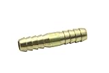 「ノーブランド品」銅管継手スプライサー 二方型 ホース継手 両口 8mm Hose IDフィッティング継手(5個入）
