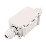 XDiscount　ケーブルグランド ジャンクションボックス　ターミナルブロック　電源保護ケース　密閉ケース　プラスチック