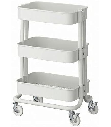 IKEA イケア BROR ブロール ワゴン ホワイト　作業台　キッチンワゴン 楽天市場】[IKEA/イケア/通販]BROR ブロール ワゴン, ホワイト[F](a