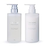 L'ACURE ラキュア | シャンプー トリートメント セット アミノ酸シャンプー サロン専売 美容室専売品 ダメージケア ヘアケアギフト 保湿 オーガニック バス用品セット まとまり ツヤ髪 ヘアケア 縮毛矯正 パサつき 髪ダメージ 頭皮 (ラキュア プレミアム 各475ml)