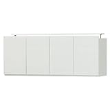 SIHRAI ポルターレ 壁面収納カップボード(上置き) PRK-5012DU WH