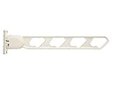 バルコニー物干金物 窓壁用・上下可動型ホワイトクリーム SK-56RD-WC　　新協和