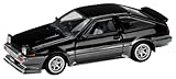 HJ64 1/64 トヨタ スプリンター トレノ 後期型 JDM Style ブラック/グレー 完成品 HJ645052SG