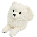 ぬいぐるみ サモエド リアル 本物そっくり 大きい 可愛い ふわふわ 犬 ぬいぐるみ いぬ かわいい 添い寝 柔らかい ぬいぐるみ クッション ホワイト 可愛い 寝る 子供の日 七五三 誕生日 （60cm）