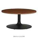 arne ローテーブル 丸型 おしゃれ テーブル カフェテーブル 円形 2人 セミオーダー 日本製 CT-CL8585 Atype-L脚 BR×BK