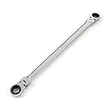 TEKTON WRN77007 Extra Long Flex-Head Ratcheting Box End Wrench 9/16-Inch x 5/8-Inch [並行輸入品]