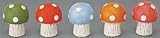 陶器カラフルきのこS　１０個セット