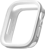 【elago】 Apple Watch Series 9 8 7 41mm SE 40mm 対応 ケース フレーム 付け替え 可能 TPU 保護ケース Appleウォッチ 保護カバー [ AppleWatch アップルウォッチ 41 & 40 mm 各種 対応 ] DUO CASE クリア/ホワイト