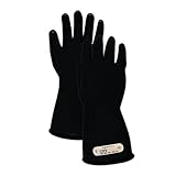 Magid M00 A.R.C. Natural Latex Rubber Class 00 Insulating Glove with Straight Cuff, Work, 11 Length,