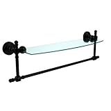 Allied Brass RW-33TB/18-PNI 18' Glass Shelf with TB Satin Chrome [並行輸入品]
