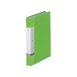 リヒトラブ ファイル クリヤーブック A4 40ポケット 黄緑 G3202-6
