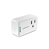 labvon WiFiコンセントスマートプラグMini Works With Amazon Alexa、UL Listed for Android IOSタイミング機能付きnoハブ必要なコントロールY