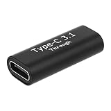 USB-C-Type Cメス メスUSB TypeCアダプターメス-メスコンバーターポータブルUSB-C充電データ同期アダプターType-C延長ケーブル急速充電 電話タブレット用