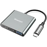 [2025高機能版] USB Cハブ 3-in-1 Type Cハブ ドッキングステーション 変換アダプタ [ 4K HDMI/PD 100W/ USB-A 3.0] MacBook Pro Air/iPad Pro/Galaxy S20 / note 20 / ChromeBook/Surface Go / Pro7 / Matebook/Switch/USB C デバイス対応