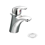 Cleveland Faucets CA42711 Baystone Single-Handle Bathroom Faucet with 50/50 Pop-Up Drain, Chrome [並行