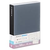 ハクバ (HAKUBA) ポケット式 アルバム ビュートクリア [Lサイズ160枚 ブラック] 写真収納 ポケット式 サックケース付 フォトアルバム ABTC-L160BK 4977187536164