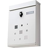 カバポスト(Cabapost) 郵便ポスト ひねるだけ簡単ロック 鍵付き レターパック対応 大型 郵便 ポスト 壁掛け