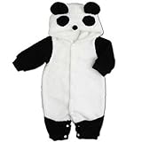 フリース フード付 カバーオール 【ぱんだ】ベビー コスチューム 80cm
