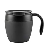 【BLKP】 パール金属 真空 断熱 ステンレス鋼 マグカップ 330ml 蓋付き 限定 ブラック BLKP 黒 AZ-5028