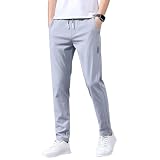 ズボン メンズ パンツ 接触冷感 夏服 ジョガーパンツ 涼しい 速乾 超ストレッチ スウェットパンツ 薄手 軽量 レギパン 美脚 イージーパンツ 部屋着 ボトムス アイスシルクパンツ 春 夏