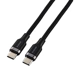 USB-Cケーブル 1m PD100W 急速充電 シリコン ブラック エレコム MPA-CC5PSSA10BK