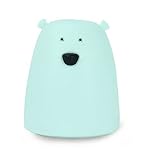 子供かわいいウォータードロップBearソフトマルチカラーシリコンBaby NurseryランプLEDナイトライト Genuiskids