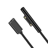 Surface充電ケーブル Type C to サーフェス充電ケーブルPD急速 45w15v以上のサーフェス 充電器必要 Microsoft SurfacePro7/6/5/4/3/Go3/2/1Laptop1/2/3/4、Surface Book 対応 0.2M
