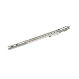 タスコ TA413SA-1 携帯用温度計(金属ケース付)0~100℃ 赤