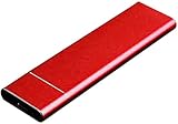 超高速外付けSSD、ポータブルモバイルソリッドステートドライブ、コンピューター、携帯電話に最適 (Red,500G)