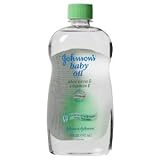 Johnson & Johnson Baby Oil 591 ml with Aloe & Vitamin E (Pack of 6) (並行輸入品)