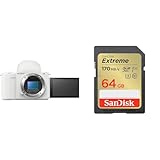 SONY(ソニー) Vlog用カメラ レンズ交換式VLOGCAM APS-C ミラーレス一眼カメラ ZV-E10M2 ボディ(レンズなし) ウィンドスクリーン付属 ホワイト ZV-E10M2 WQ + 【 サンディスク 正規品 】 SanDisk SDカード 64GB SDXC Class10 UHS-I U3 V30Extreme SDSDXV2-064G-GHJIN 新パッケージ