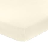 Carter's Jersey Knit Fitted Crib Sheet, Beige by Carter's