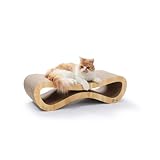 by Amazon 猫壱 爪とぎ バリバリベッド 8 XL ライトブラウン