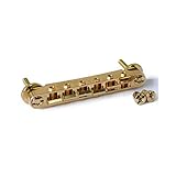 Freedom Custom Guitar Research SP-B-03G Lockable Bridge Brass Saddle Gold ギター用ブリッジ