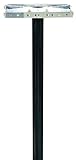 MORE THAN A MAILBOX(モアザンメールボックス)  ポスト用スタンド スチール製スタンド ブラック RG-PST-BK  長さ:135cm(地面に入る部分も含む) 棒のみ:71cm
