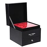 ブリザードフラワー ジュエリーボックス 枯れない花 記念日 プレゼント プリザーブドフラワー バラ