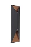Craftmade z3422-ledピーク18 " LEDアウトドア壁取り付け用燭台 – Ada準拠、 Z3422-30-LED 1