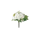 asca 造花 ハイドランジアブーケ クリームホワイト