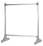 軽量アルミ製 押入れ収納ハンガーラック 高さ100cm 幅バリエーション 55~180cm (75cm)