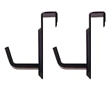 B.S額受鴨居掛け 60mm 黒 2個入 F-0069 fukui