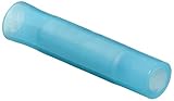 Morris Products 12146 Butt Splice Connector, Nylon Insulated, Blue, 16-14 Wire Size (Pack of 100) [並
