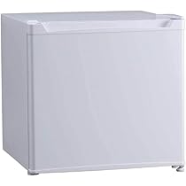 Amazon | 冷蔵庫 47L ホワイト 幅47cm 直冷式 1ドア 右開き 新