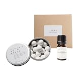 精油 セット 選べる アロマ アロマオイル アロマストーン アロマセット ギフト プレゼント (レモン精油 5ml×1本＋セラミックビーズ1缶)