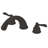 NuWaveフレンチダブルハンドルローマの浴槽フィラー仕上げ: Oil Rubbed Bronze