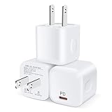 USB-C 電源アダプター タイプC コンセント 20W iPhone 急速充電器 Type-C 3個セット/超小型/PD3.0対応/PSE認証 Hootek アンドロイド アイフォン 充電器 ACアダプター Type-C USB コンセント iPhone 17/16、iPad Pro/Air/Mini、Galaxy S26、Pixel 7、Androidその他タイプC機器対応(ホワイト)