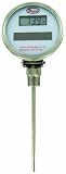 Dwyer Series DBT Digital Solar-Powered Bimetal Thermometer, Range -58 to 302F, 9 Stem by Dwyer