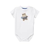 ジンボリー GYMBOREE/ ヒッポボディスーツ ホワイト ロンパース半袖 18～24ヶ月【並行輸入】